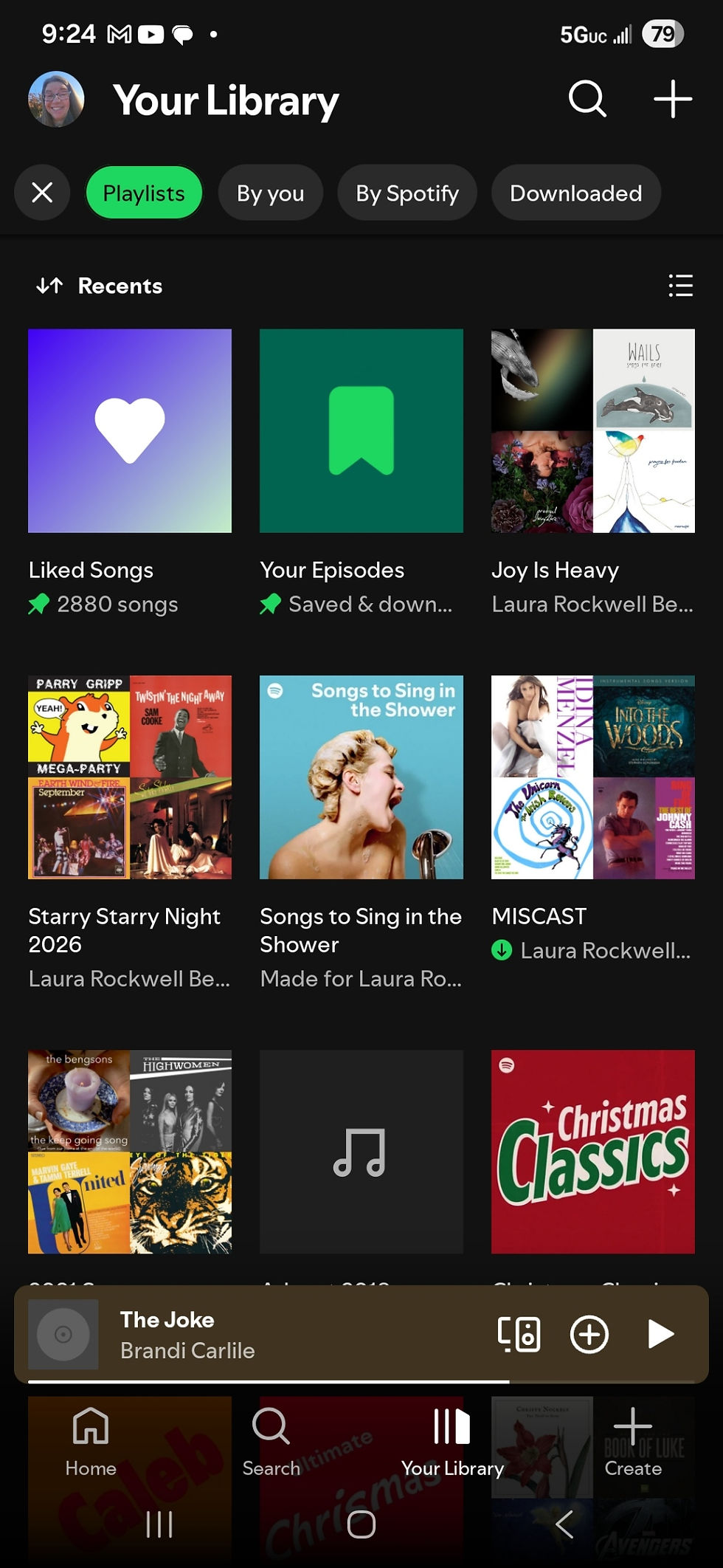 My current playlists...