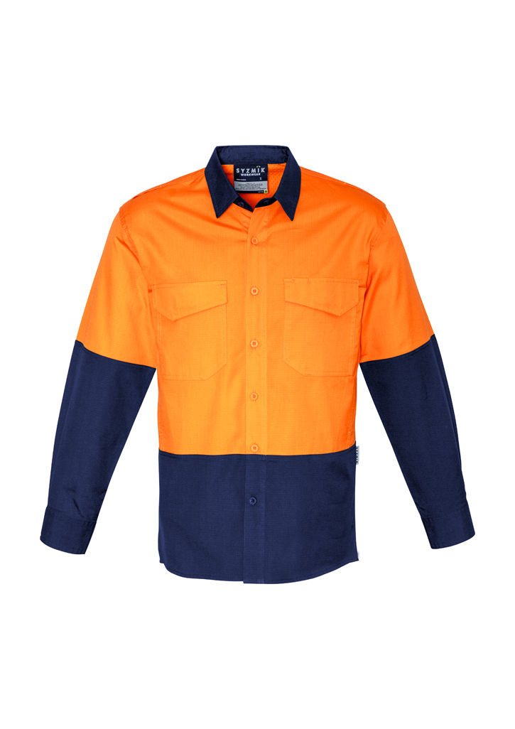 Thumbnail: MENS RUGGED COOLING HI VIS SPLICED SHIRT   ZW128
