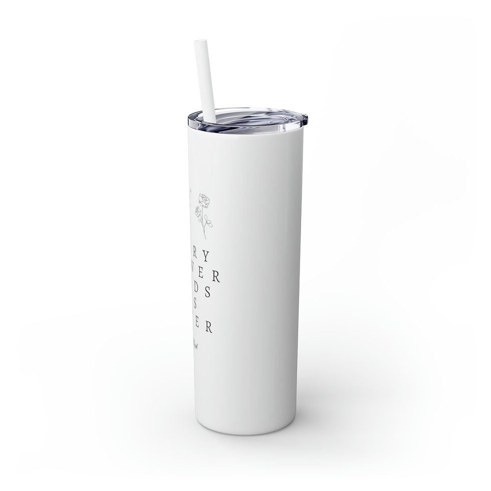 Thumbnail: Addicted Skinny Tumbler with Straw 20oz