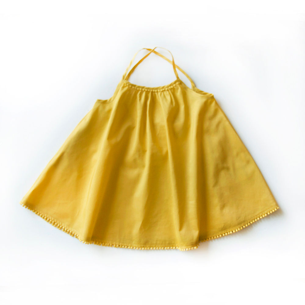 Sundress with Crossover Back