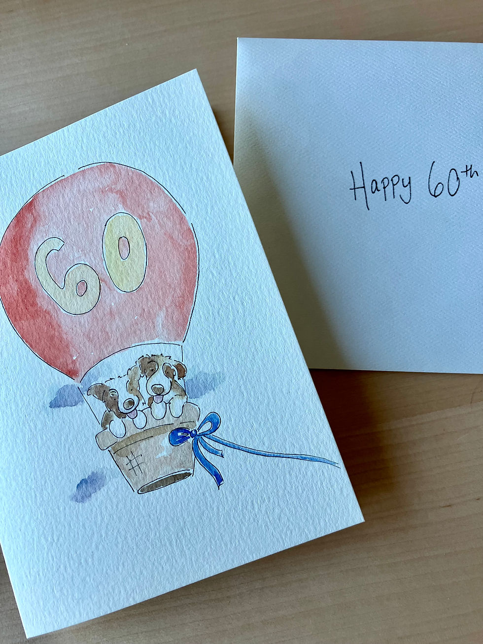 Thumbnail: Custom Watercolour Card