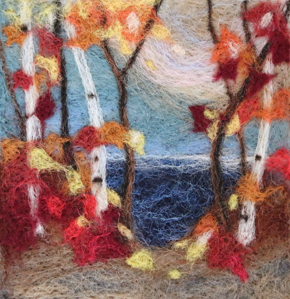 Thumbnail: Canadian Landscapes Wool Painting Kit (makes 6)