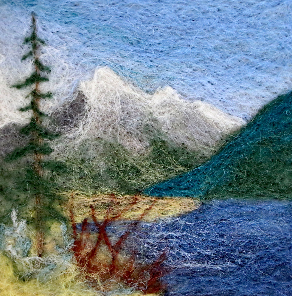 Thumbnail: Canadian Landscapes Wool Painting Kit (makes 6)