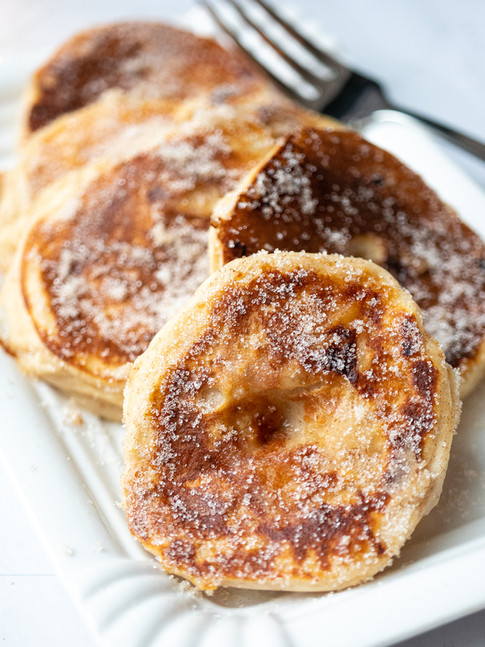 Gezonde en eiwitrijke appel beignets