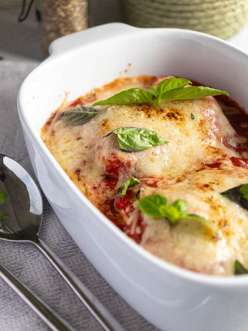 Koolhydraatarme Chicken Parmigiana