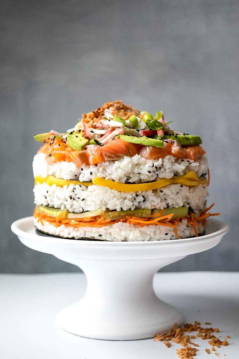 Sushi taart