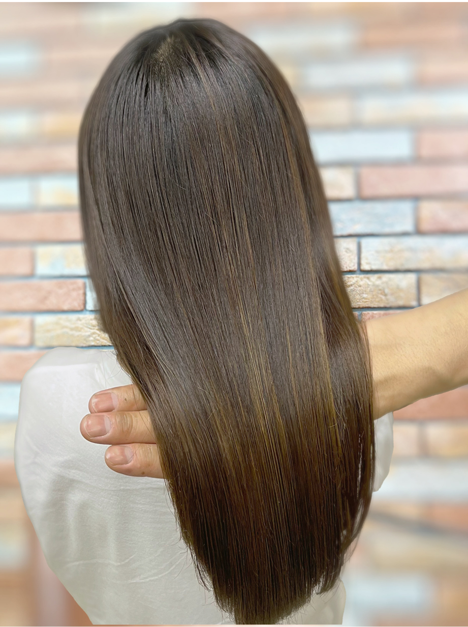 髪の内側から膨らまし栄養を届けます。