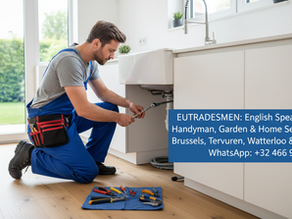 English Speaking Handyman Services in Leuven repairs kitchen door