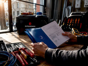 Light installation compliance materials on table