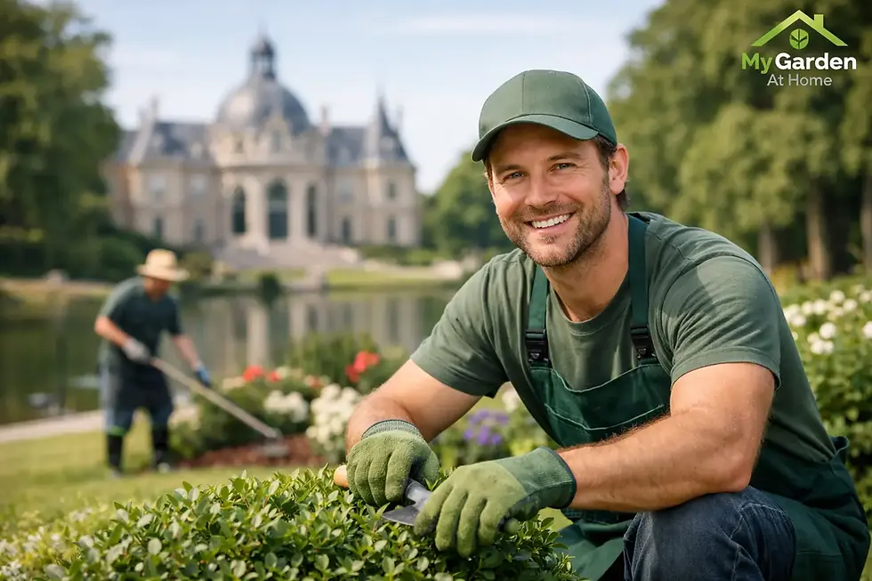 Tidy up of garden with English Speaking Gardener in Tervuren