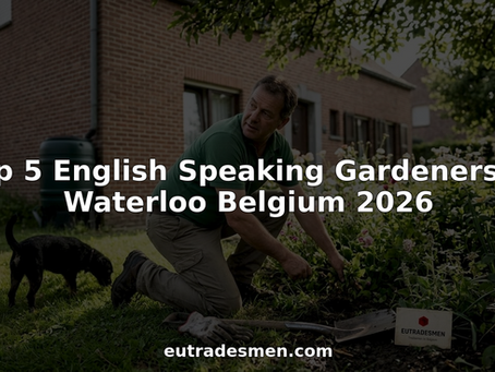 English speaking gardener working in Waterloo garden
