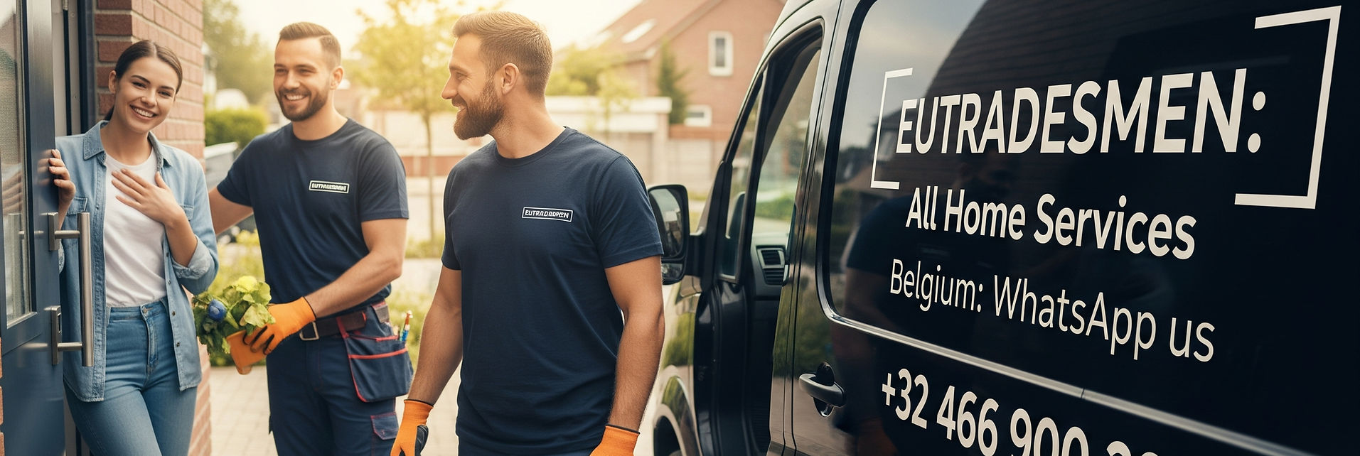 Eutradesmen All Home Services Belgium : Handyman, gardener, plumber, electrician, satellite tv installation and repairs, wi-fi installation and repairs, Terburen, Waterloo, Brussels & all areas of Belgium