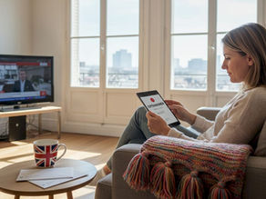Expat in Brussels watching UK TV at home