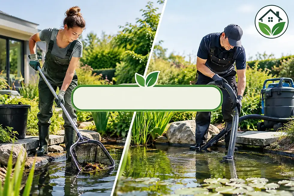 Pond Cleaning Comparison: DIY or Professional?
