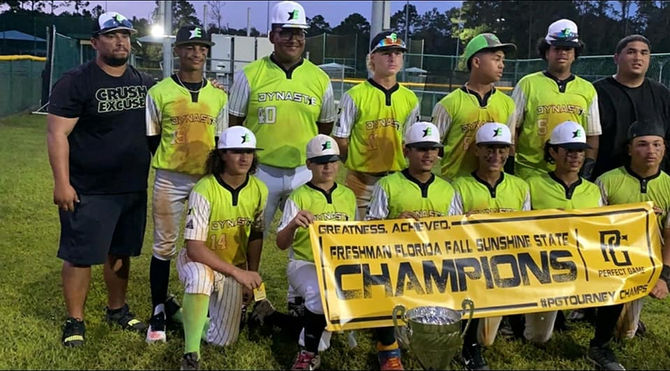 2020 Empire Baseball Freshman Florida Fall Sunshine State Champions- Perfect Game