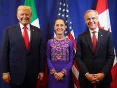 Trump, Sheinbaum y Carney hablan de comercio tras sorteo del Mundial 2026