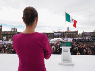 Sheinbaum convierte mitin en fiesta popular en el Zócalo