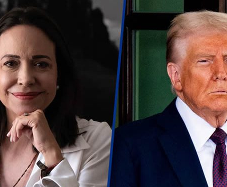 Machado quiere compartir su Nobel de la Paz con Trump 