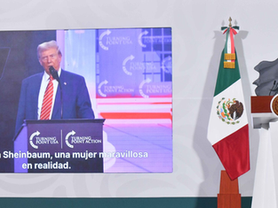 Trump: “México tiene miedo de los cárteles”