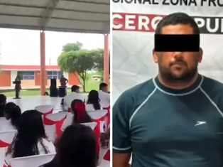 Detienen a profesor en Chiapas tras denuncia pública por acoso