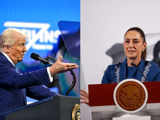 Trump elogia a Sheinbaum y adoptará su campaña antidrogas