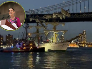 Sheinbaum llama a no politizar accidente del Buque Cuauhtémoc