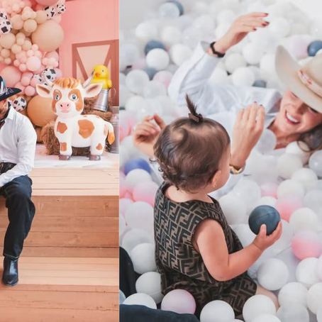 Maluma celebra el primer año de su hija París con una fiesta mágica