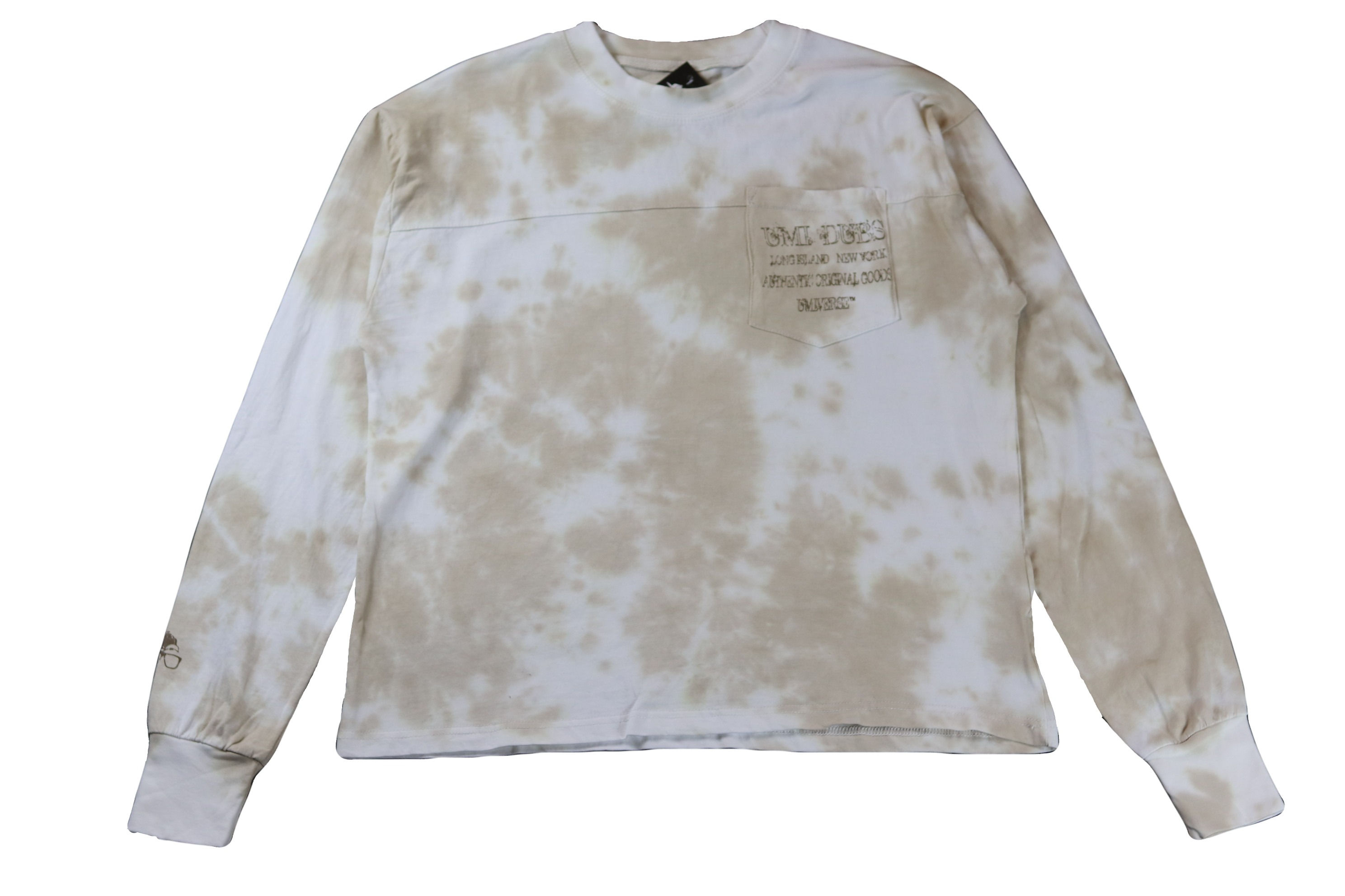 Onyx Marble Boxy LS Pocket Tee