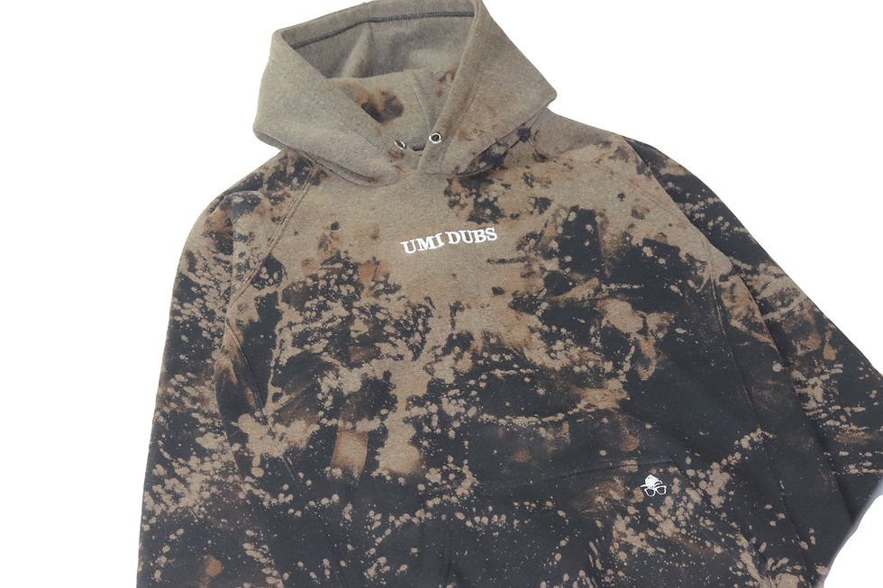Thumbnail: Classic Hoodie - Mk2 | Acid Black 3D Raglan