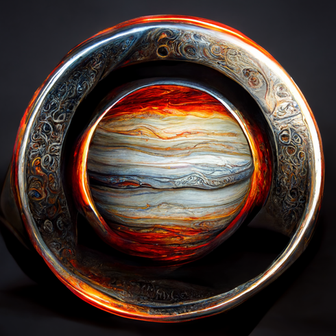 AI Art Experimental Moodboard_Chrome_Metallic_Ring_of_fire_2d0fa1c5-df48-4c3b-a62c-a0b6295