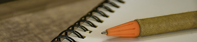 Notizblock und Stift