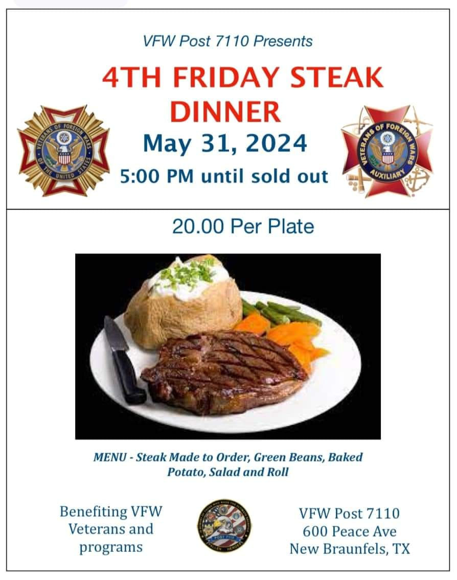 VFW Post 710 Steak Dinner