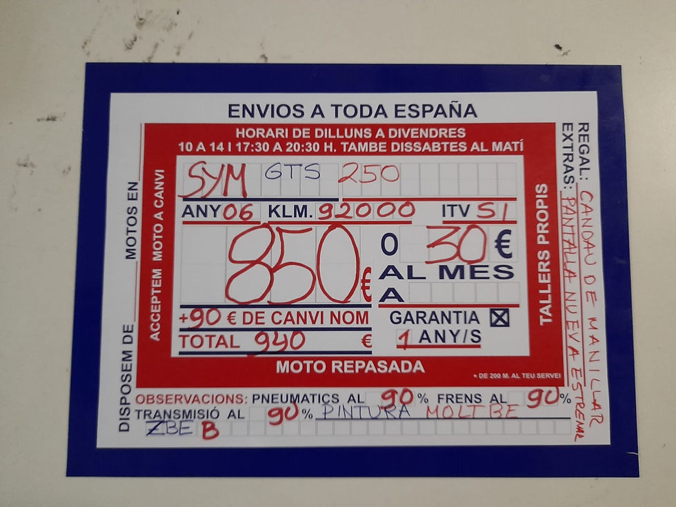 Miniatura: SYM GTS 250