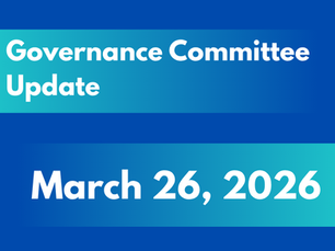 03.26.26 Governance Committee Update