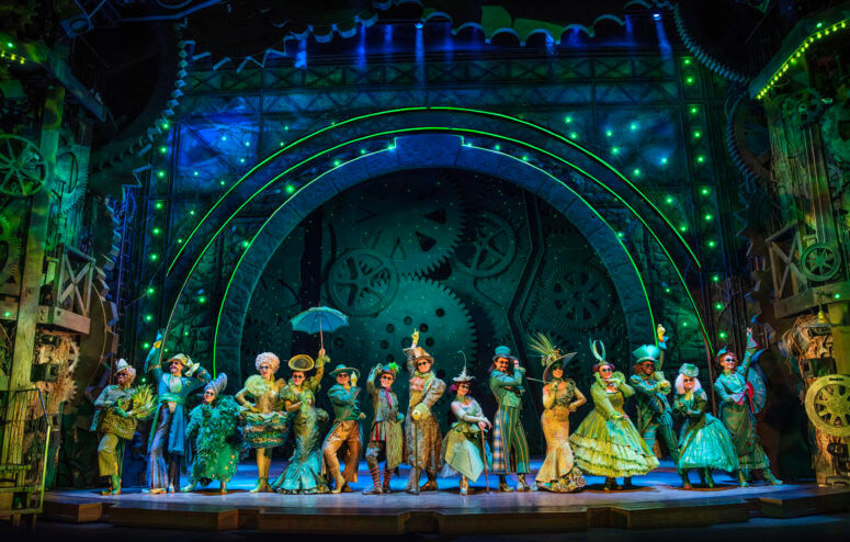 Wicked production photo featuring the PREVIOUS WICKED LONDON COMPANY