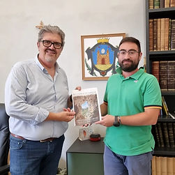 Due Zaini e Un Camallo con Luigi Pignocca sindaco Loano