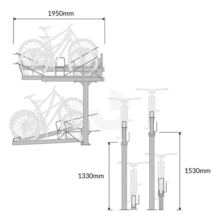 bike rack specs