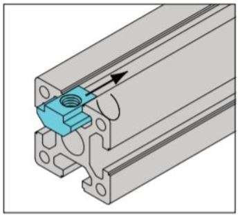 M3 T-Slot Nut For 2020 Aluminum Extrusion Profile - T Nuts And T Slot Nut