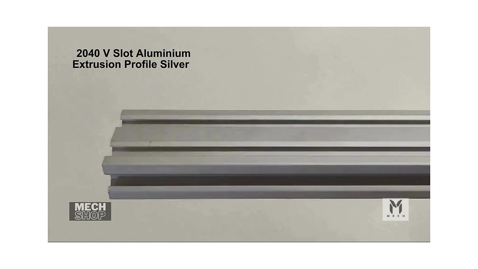Thumbnail: 20x40 V Slot Aluminium Extrusion Profile Silver/Black