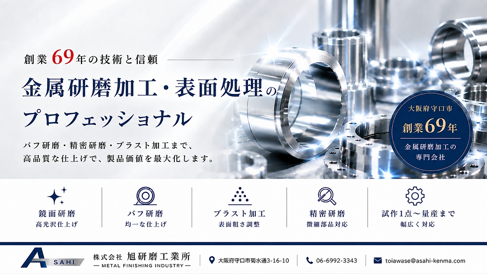 研磨外注で失敗しない業者選定｜品質トラブル回避の完全ガイド｜株式会社旭研磨工業所