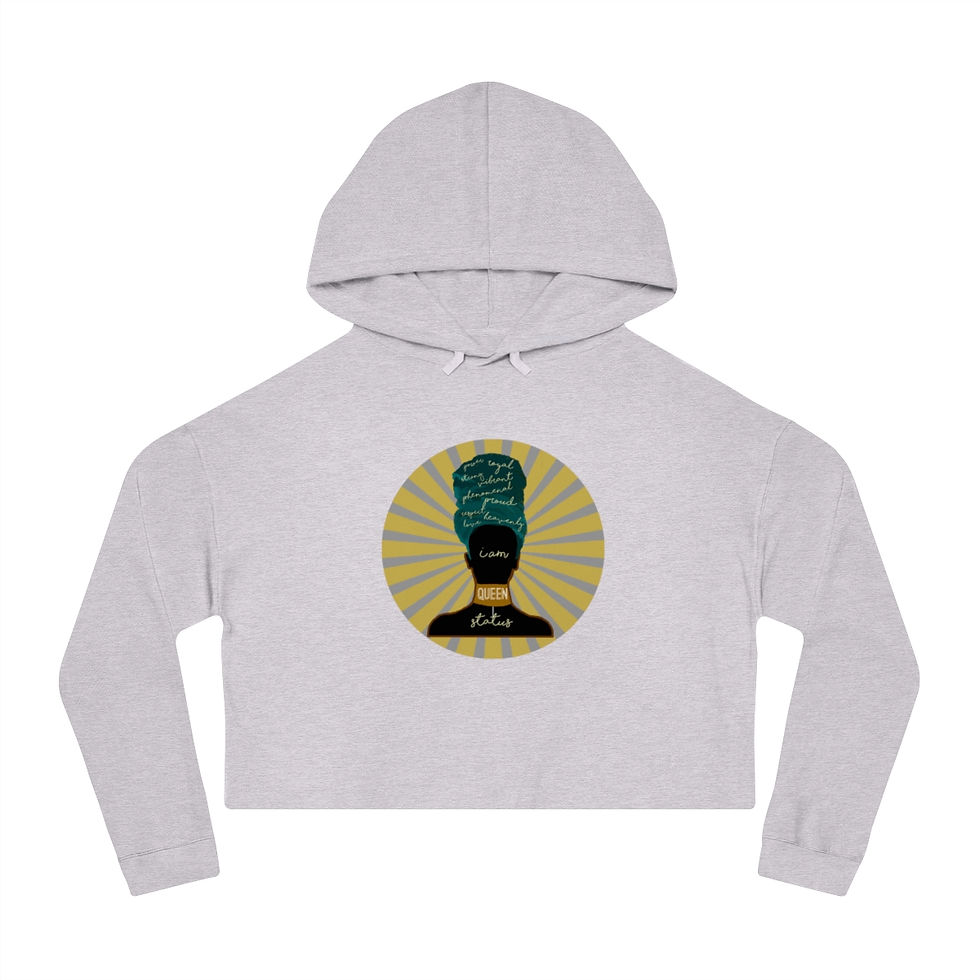 Thumbnail: IAM Queen Status Cropped Hoodie
