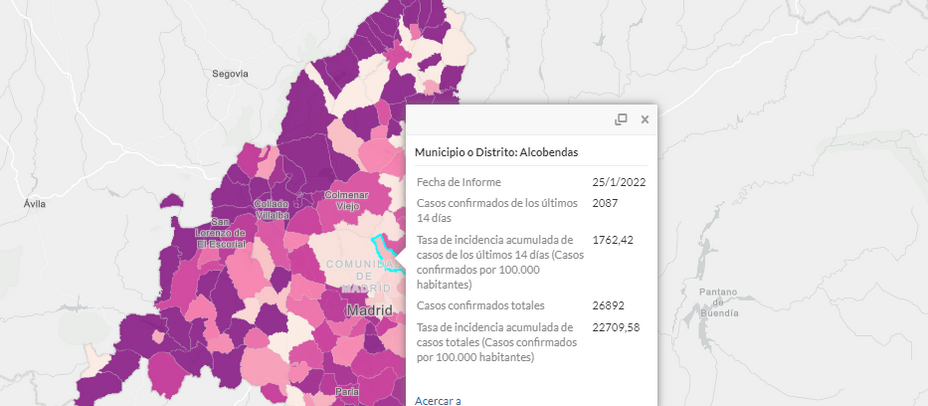 Alcobendas se sitúa como uno de los municipios en el que más han bajado los contagios por covid