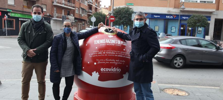 Alcobendas inicia una campaña con Ecovidrio para reciclar más en Navidad