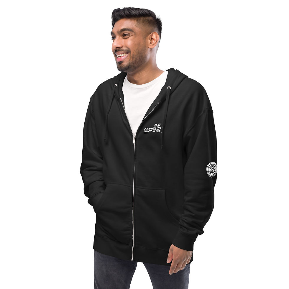 Thumbnail: Unisex LML Clothing fleece zip up hoodie