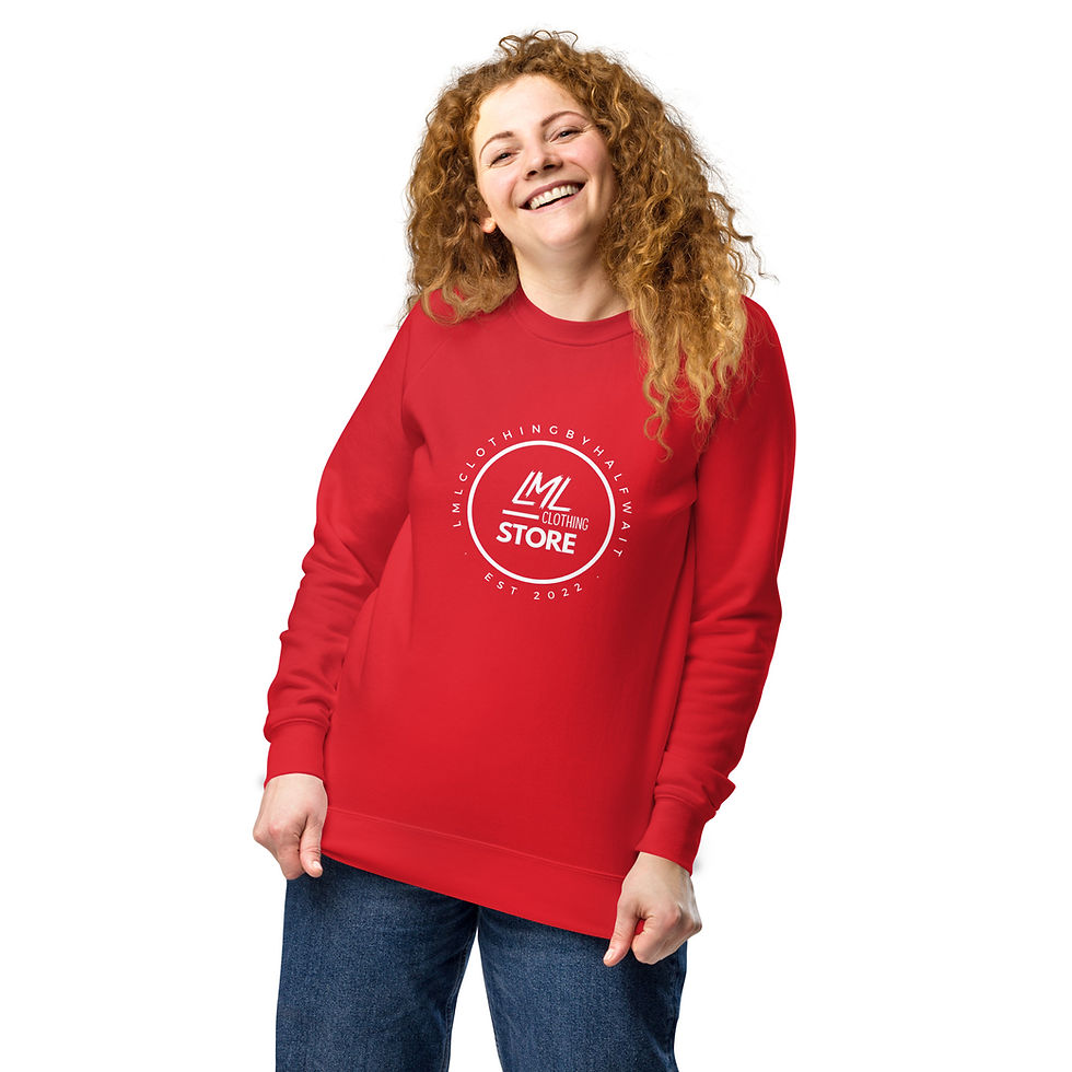Thumbnail: Unisex LML Clothing Store Raglan Sweatshirt