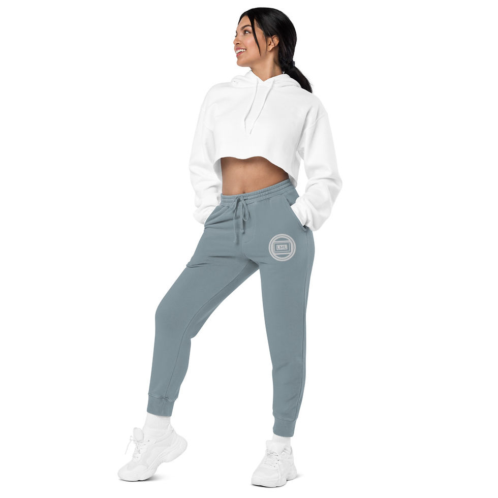 Thumbnail: Unisex dyed LML Clothing sweatpants by Halfwait