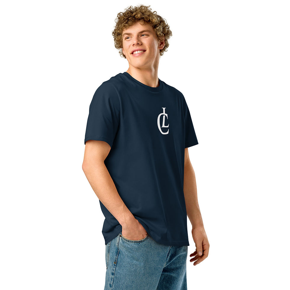 Thumbnail: Unisex organic ribbed neck t-shirt