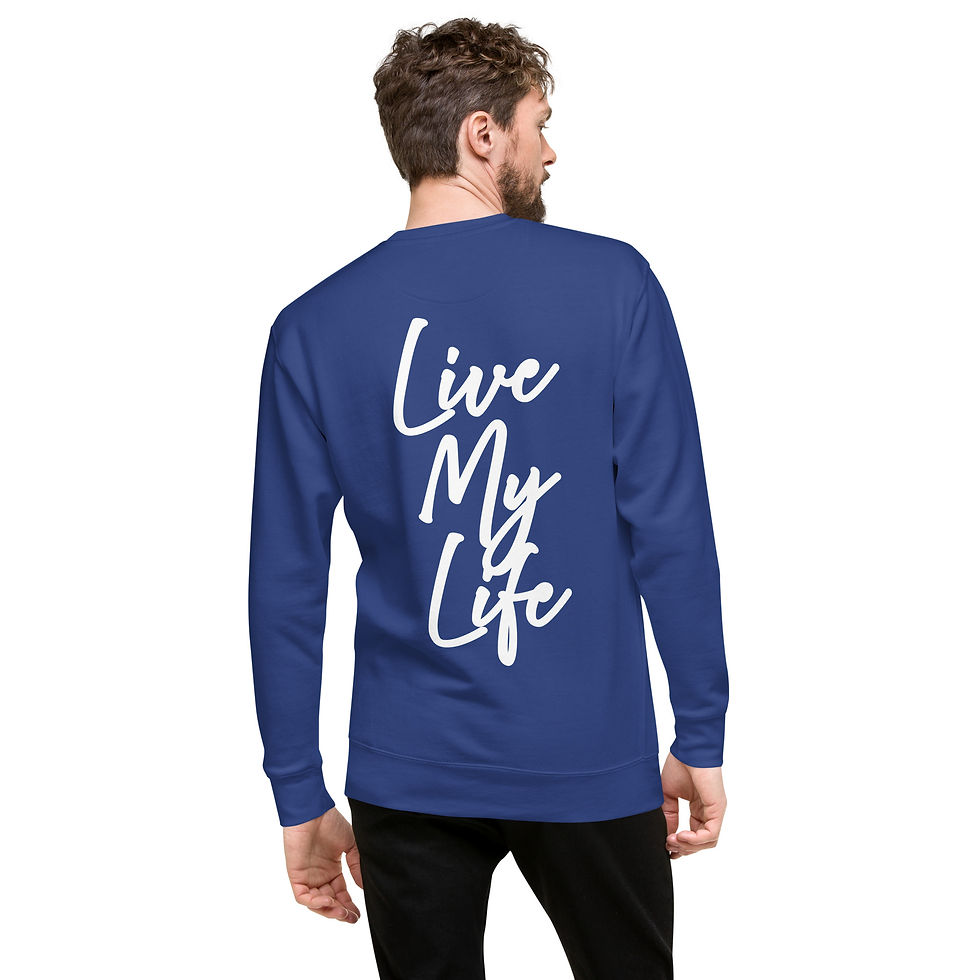 Thumbnail: Unisex Premium LML Clothing Live My Life Sweatshirt