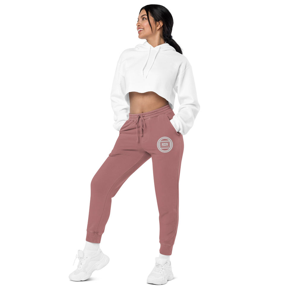 Thumbnail: Unisex dyed LML Clothing sweatpants by Halfwait