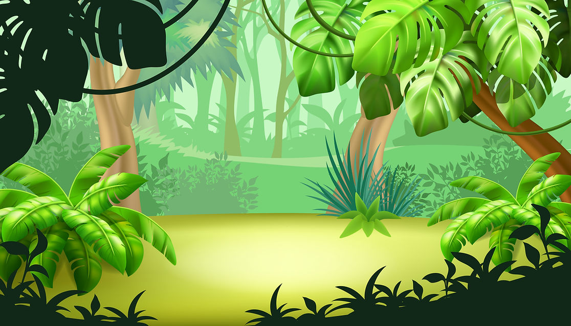 Jellybean Jungle Cartoon Jungle Background